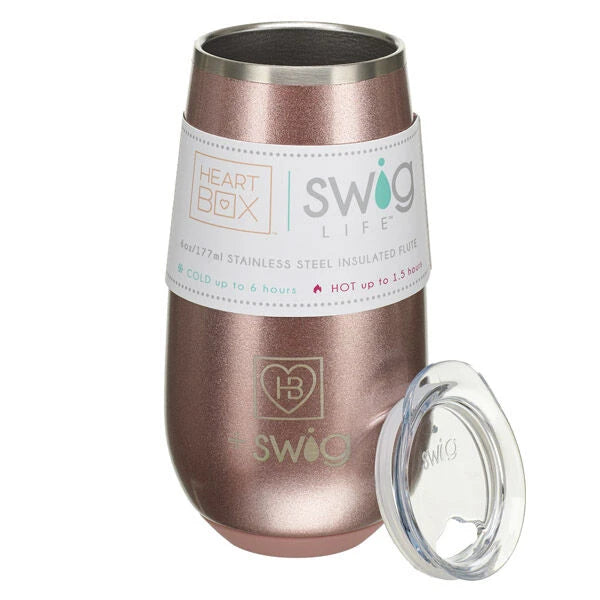 6 oz. HeartBox x Swig Life Stemless Flute | Build-A-Bear® - US 7855