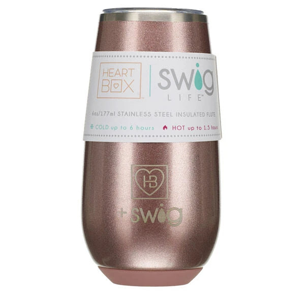 6 oz. HeartBox x Swig Life Stemless Flute | Build-A-Bear® - US 7855
