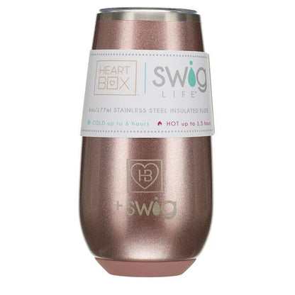 6 oz. HeartBox x Swig Life Stemless Flute | Build-A-Bear® - US 7855