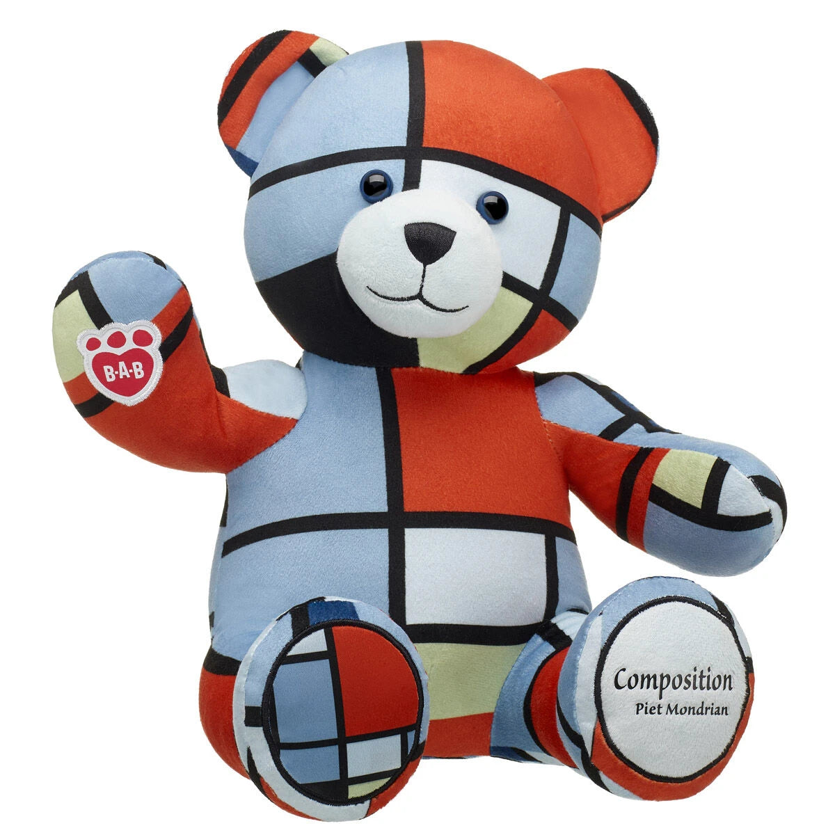 Piet Mondrian Composition Teddy Bear - US 8757