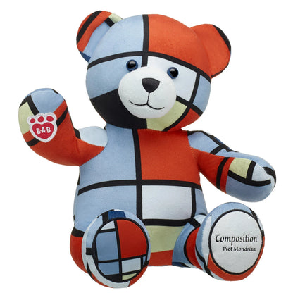 Piet Mondrian Composition Teddy Bear - US 7130