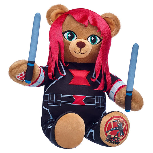Marvel Black Widow Inspired Teddy Bear | Build-A-Bear® - US 9466