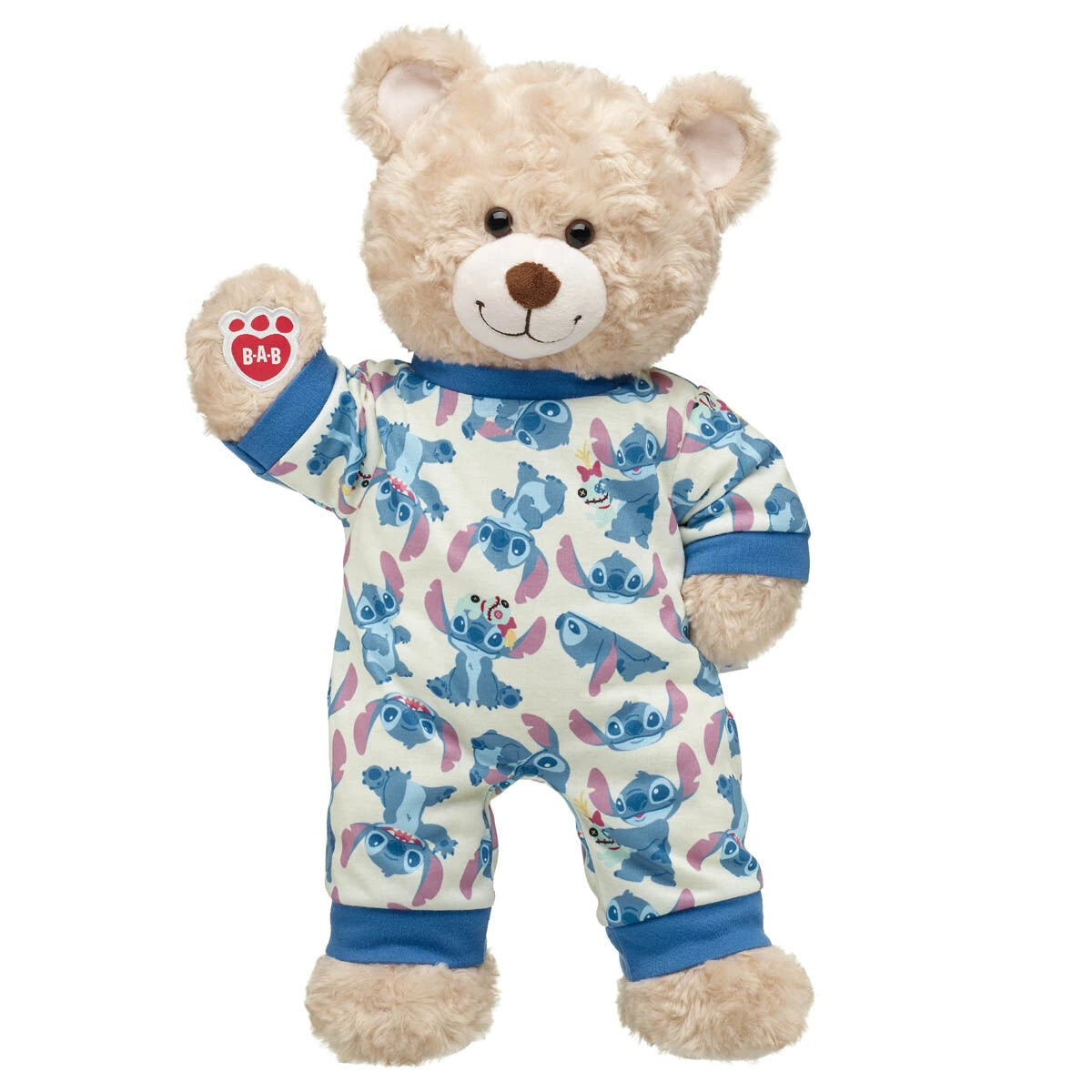Happy Hugs Teddy Bear Disney Stitch PJs Set | Build-A-Bear® - US 1476