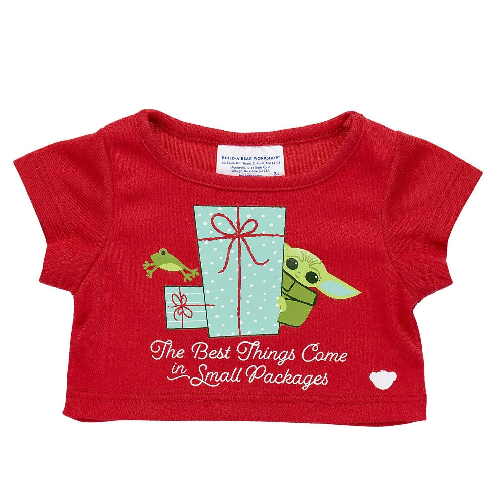 Grogu™ Holiday T-Shirt for Stuffed Animals | Build-A-Bear® - US 5133