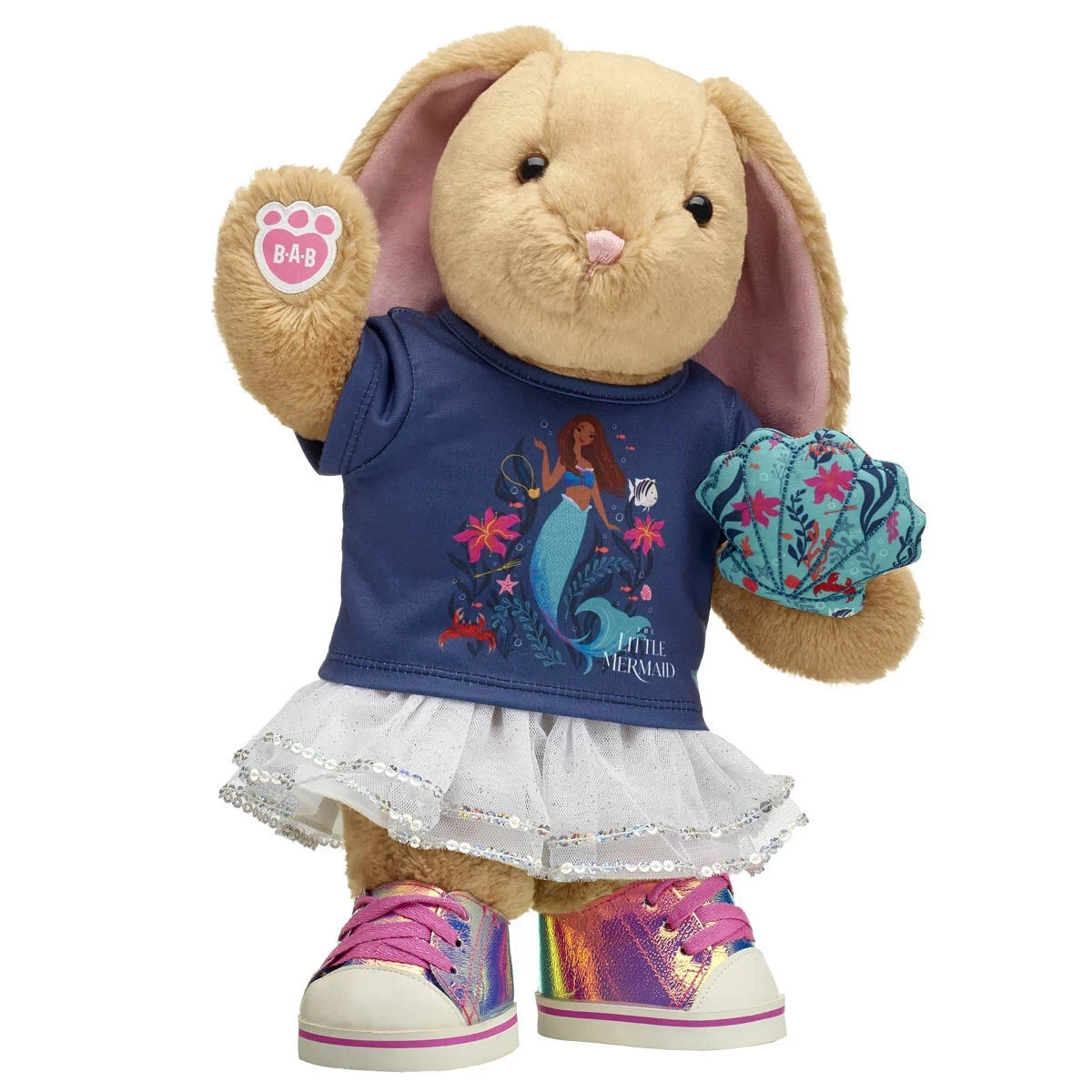 Disney The Little Mermaid Shell Wristie for Stuffed Animals | Build-A-Bear® - US 8636