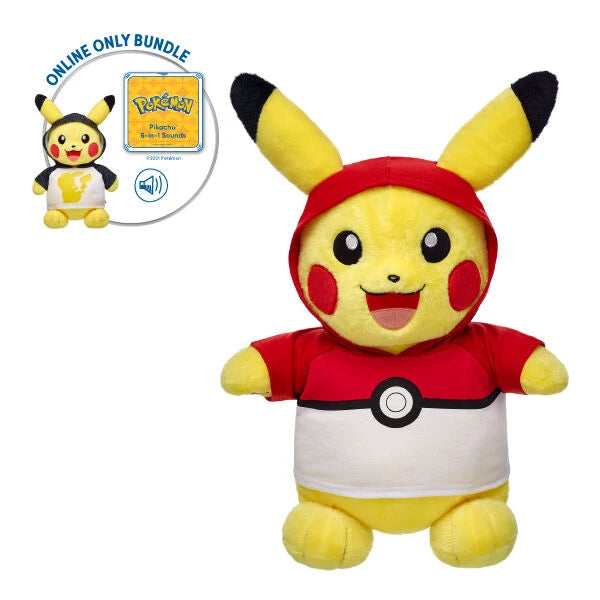 Pokémon Pikachu Plush Hoodie Bundle | Build-A-Bear® - US 2835