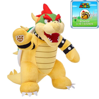 Super Mario Bowser Plush w/ 5-in-1 Sound | Build-A-Bear - US 4115