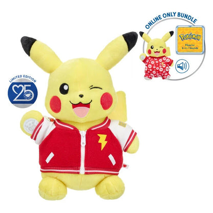 Build-A-Bear 25th Celebration Pokémon Pikachu Plush Bundle - US 3880