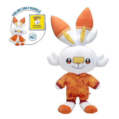 Pokémon Scorbunny Plush Bundle | Build-A-Bear® - US 9133