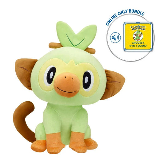 Pokémon Grookey Plush Bundle | Build-A-Bear® - US 5359