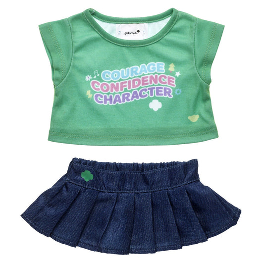 Girl Scout Denim Skirt Set | Build-A-Bear - US 7644