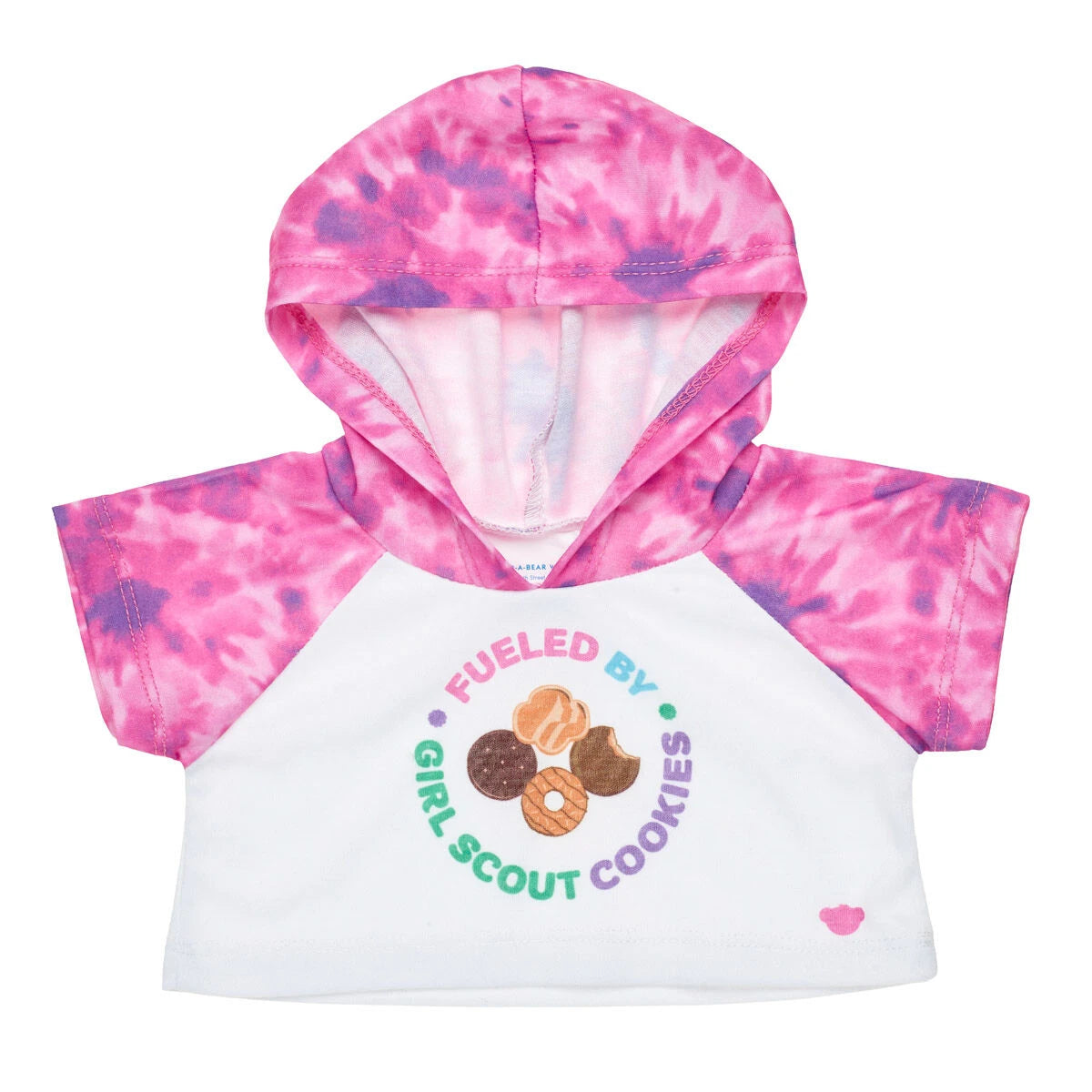 Girl Scout Cookie Teddy Bear Hoodie Gift Set w/ Bows | BAB - US 8553
