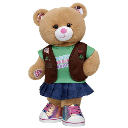 Girl Scout Cookie Teddy Bear Brownie Gift Set | BAB - US 1036