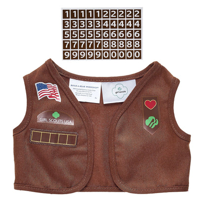 Girl Scout Cookie Teddy Bear Brownie Gift Set | BAB - US 5550