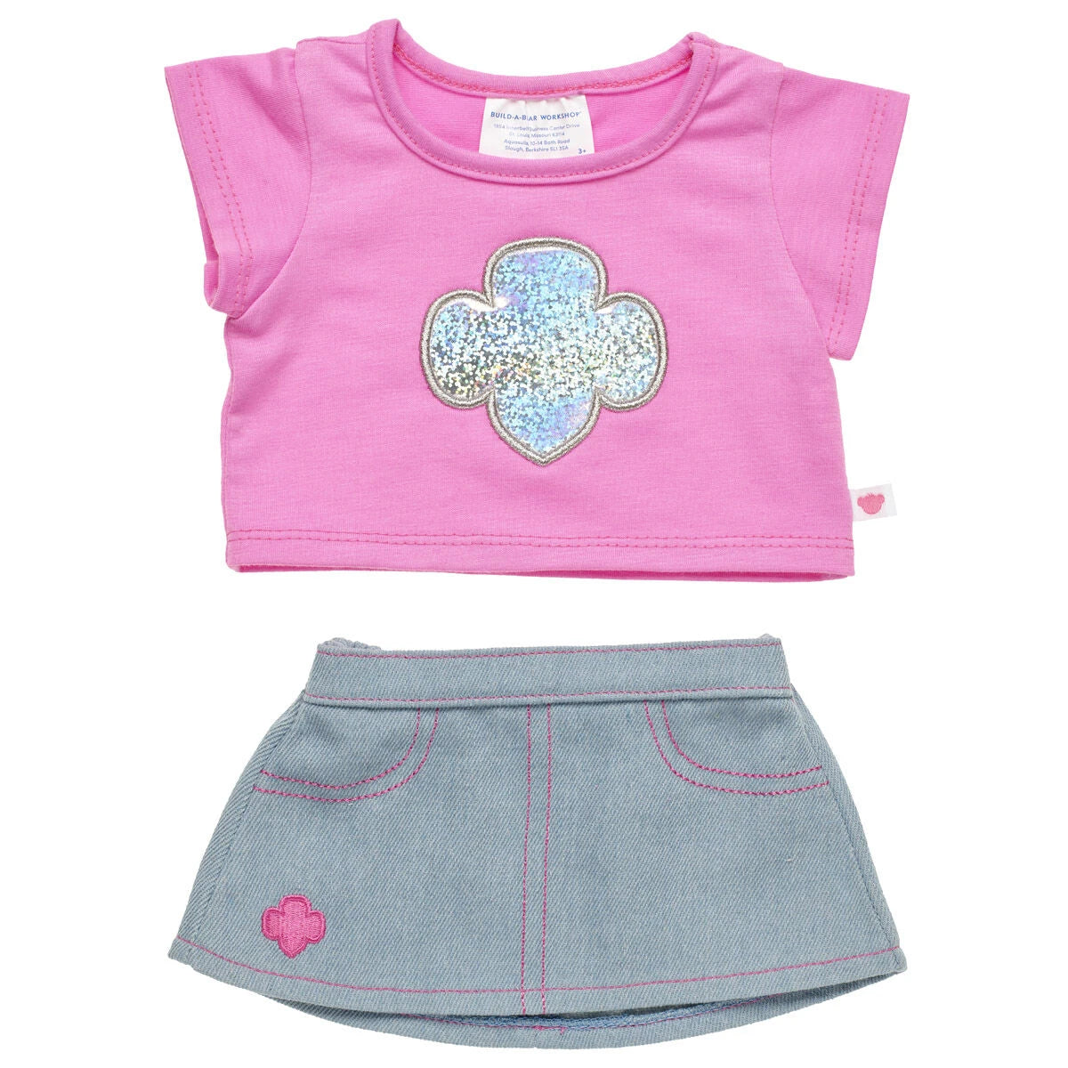 Girl Scout Trefoil Skirt Set for Plush Toys | Build-A-Bear® - US 4104