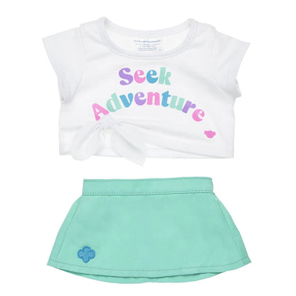 Girl Scout "Seek Adventure" Skirt Set for Stuffed Animals | Build-A-Bear® - US 3259