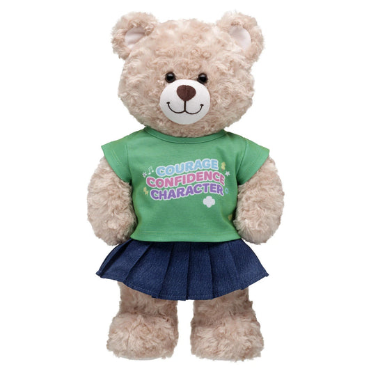 Girl Scout Denim Skirt Set | Build-A-Bear - US 2298
