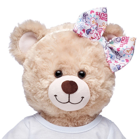 Build-A-Bear | Girl Scout Doodle Print Bow Headband - US 9226