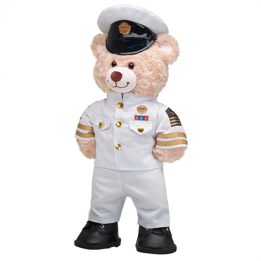 Happy Hugs Teddy Bear Naval Officer Gift Set | Build-A-Bear® - US 6542
