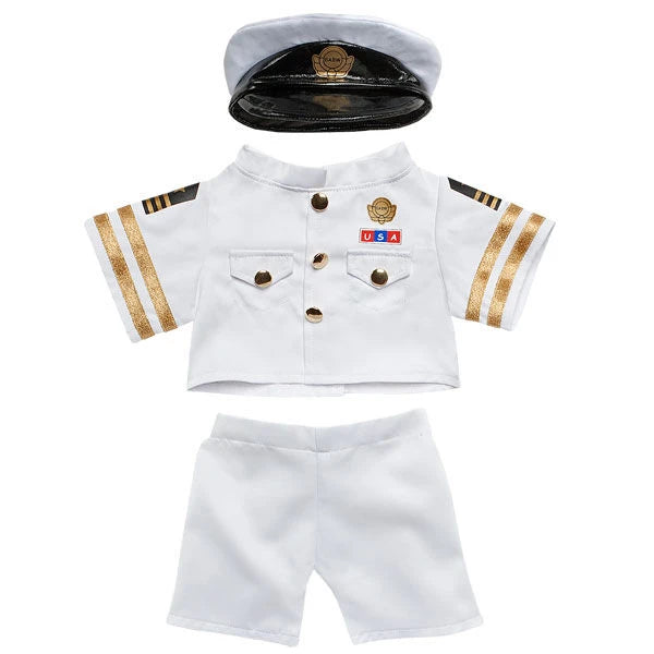 Happy Hugs Teddy Bear Naval Officer Gift Set | Build-A-Bear® - US 6542
