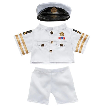 Happy Hugs Teddy Bear Naval Officer Gift Set | Build-A-Bear® - US 6018