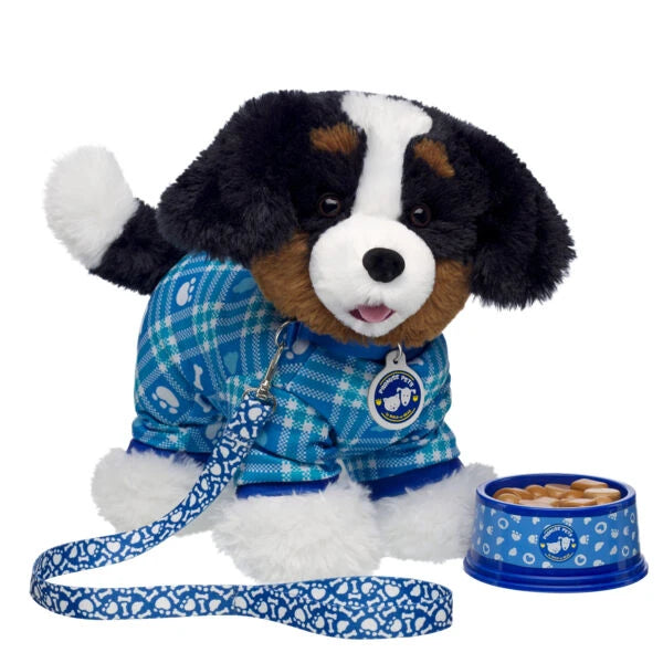 Promise Pets Bernese Mountain Dog Stuffed Animal Leash &amp; Bone Gift Set | Build-A-Bear - US 2717