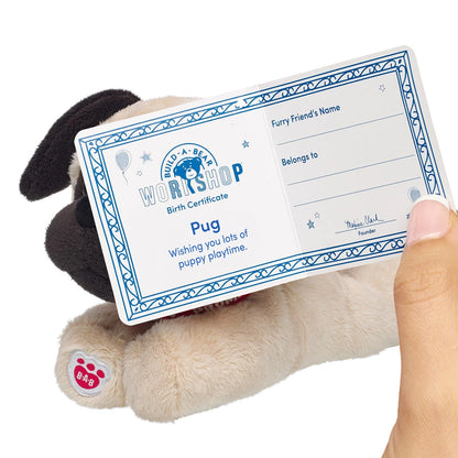 Build-A-Bear Mini Beans Promise Pets Pug Stuffed | BAB - US 4280