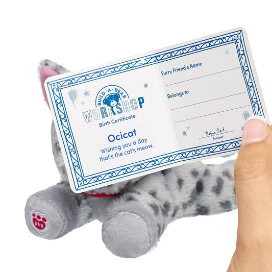 Build-A-Bear Mini Beans Promise Pets Ocicat Stuffed | BAB - US 7482