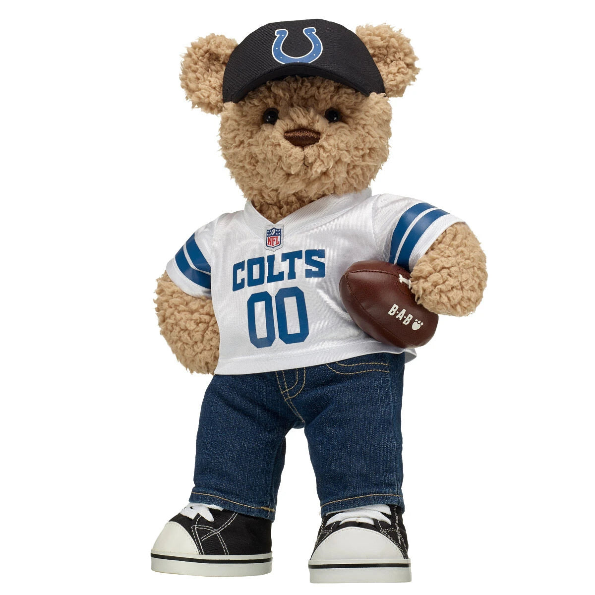 Indianapolis Colts Timeless Teddy Bear Football Gift Set - US 9261