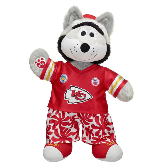 KC Wolf Plush for Kansas City Chiefs Fans | Build-A-Bear® - US 9295