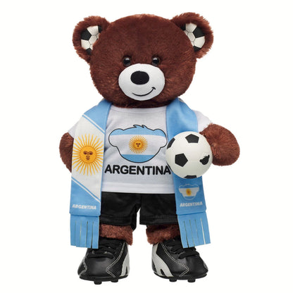 Let's Goal Bear Argentina Gift Set | Build-A-Bear - US 1851