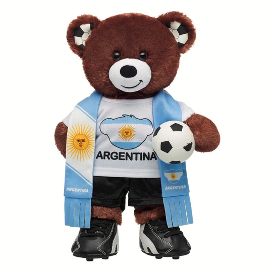 Let's Goal Bear Argentina Gift Set | Build-A-Bear - US 6944