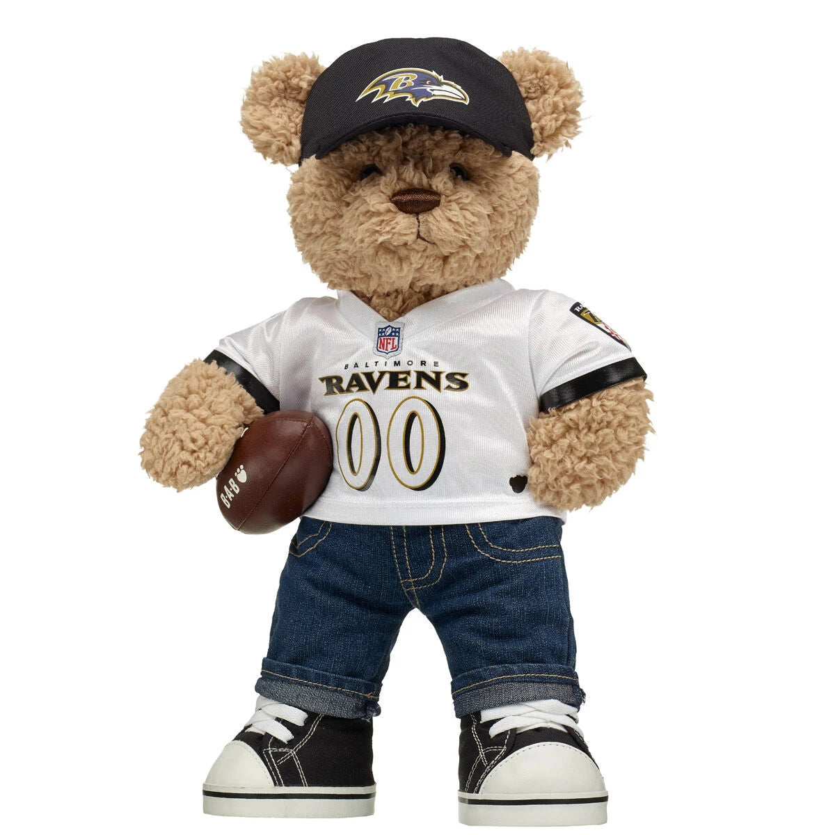 Baltimore Ravens Timeless Teddy Bear Football Gift Set - US 9010
