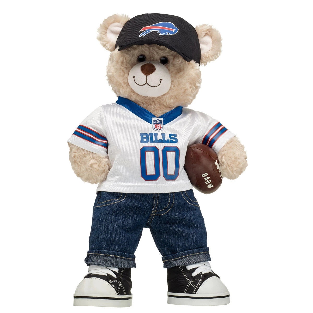Buffalo Bills Happy Hugs Teddy Bear Football Gift Set - US 9327