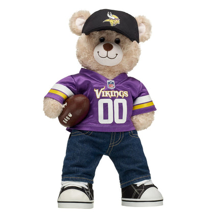Minnesota Vikings Happy Hugs Teddy Bear Football Gift Set - US 4240