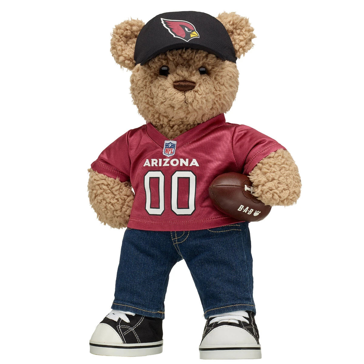 Arizona Cardinals Timeless Teddy Bear Football Gift Set - US 1223