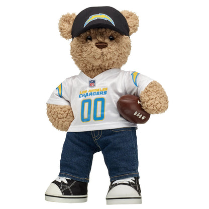 Los Angeles Chargers Timeless Teddy Bear Football Gift Set - US 3110