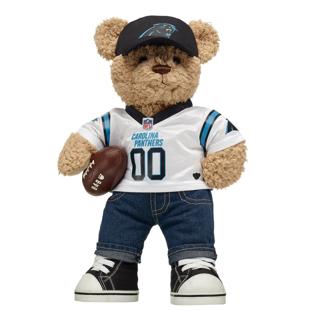 Carolina Panthers Timeless Teddy Bear Football Gift Set - US 7693