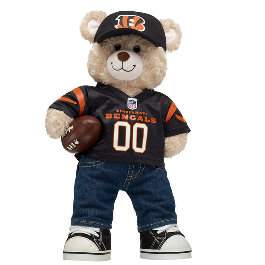 Cincinnati Bengals Happy Hugs Teddy Bear Football Gift Set - US 7609