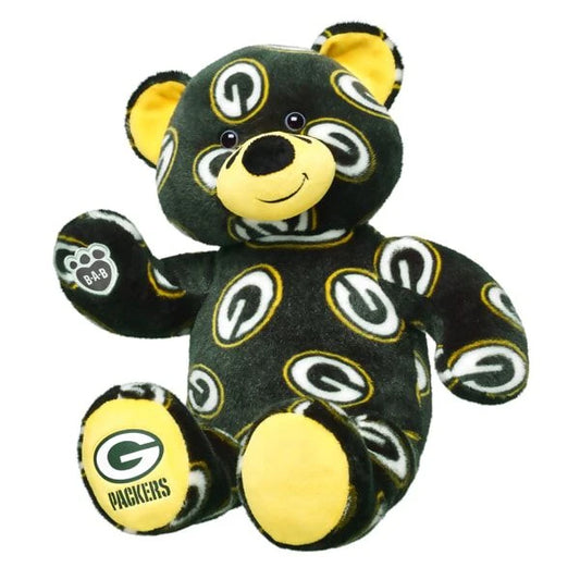 Green Bay Packers Fan Hat Teddy Bear Gift Set - US 5664