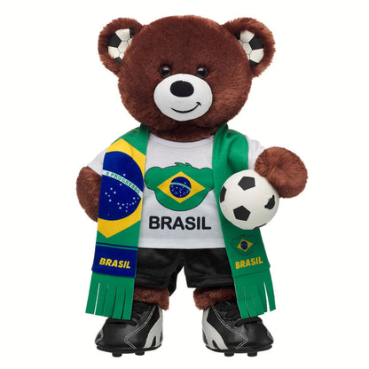 Let's Goal Bear Brasil Gift Set | Build-A-Bear - US 3583