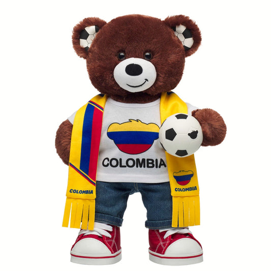 Let's Goal Bear Colombia Gift Set | Build-A-Bear - US 7598