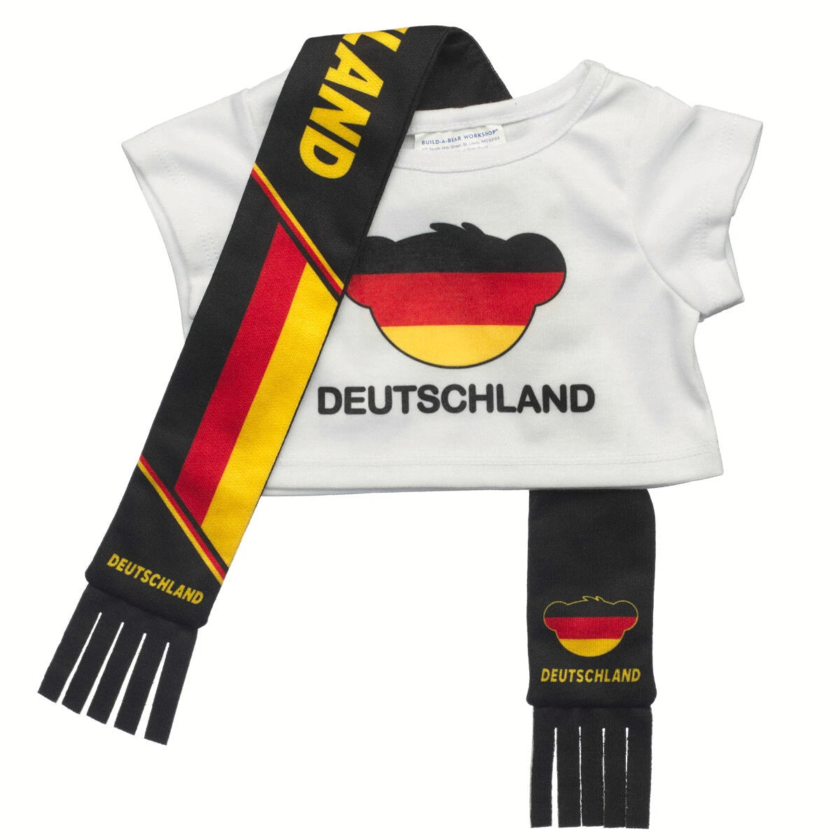 Germany Scarf &amp; T-Shirt Set | Build-A-Bear - US 2350
