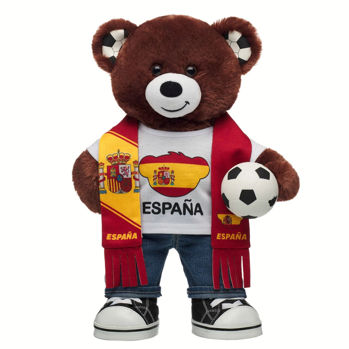 Let's Goal Bear Spain Gift Set | Build-A-Bear - US 2245