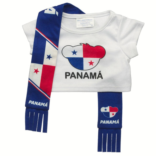 Panama Scarf &amp; T-Shirt Set | Build-A-Bear - US 2322