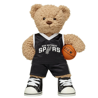 Timeless Teddy Bear San Antonio Spurs Basketball Gift Set | Build-A-Bear® - US 6187