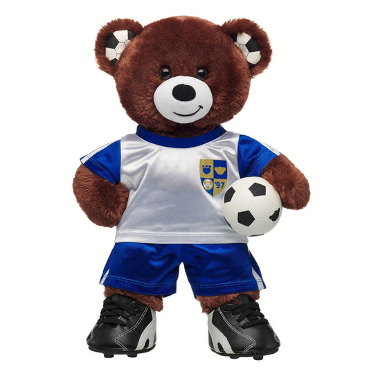 Let's Goal Bear Blue Soccer Uniform Gift Set | BAB - US 8134