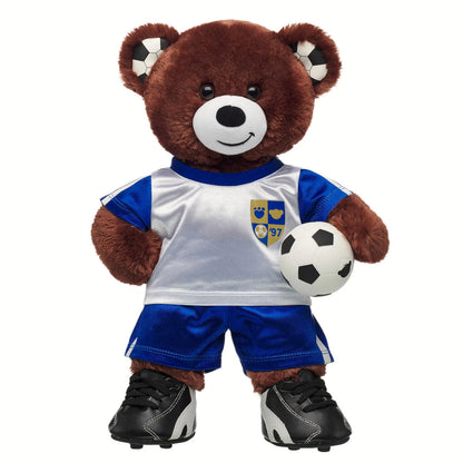 Let's Goal Bear Blue Soccer Uniform Gift Set | BAB - US 5358