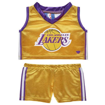 Los Angeles Lakers Uniform 2 pc. for Stuffed Animals | Build-A-Bear® - US 8790