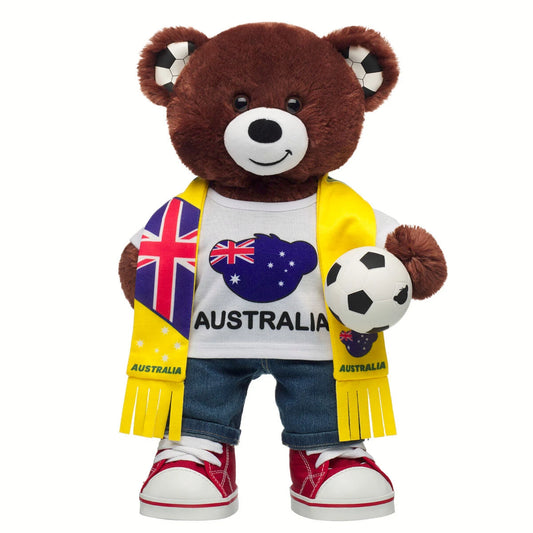 Let's Goal Bear Australia Gift Set | Build-A-Bear - US 3285